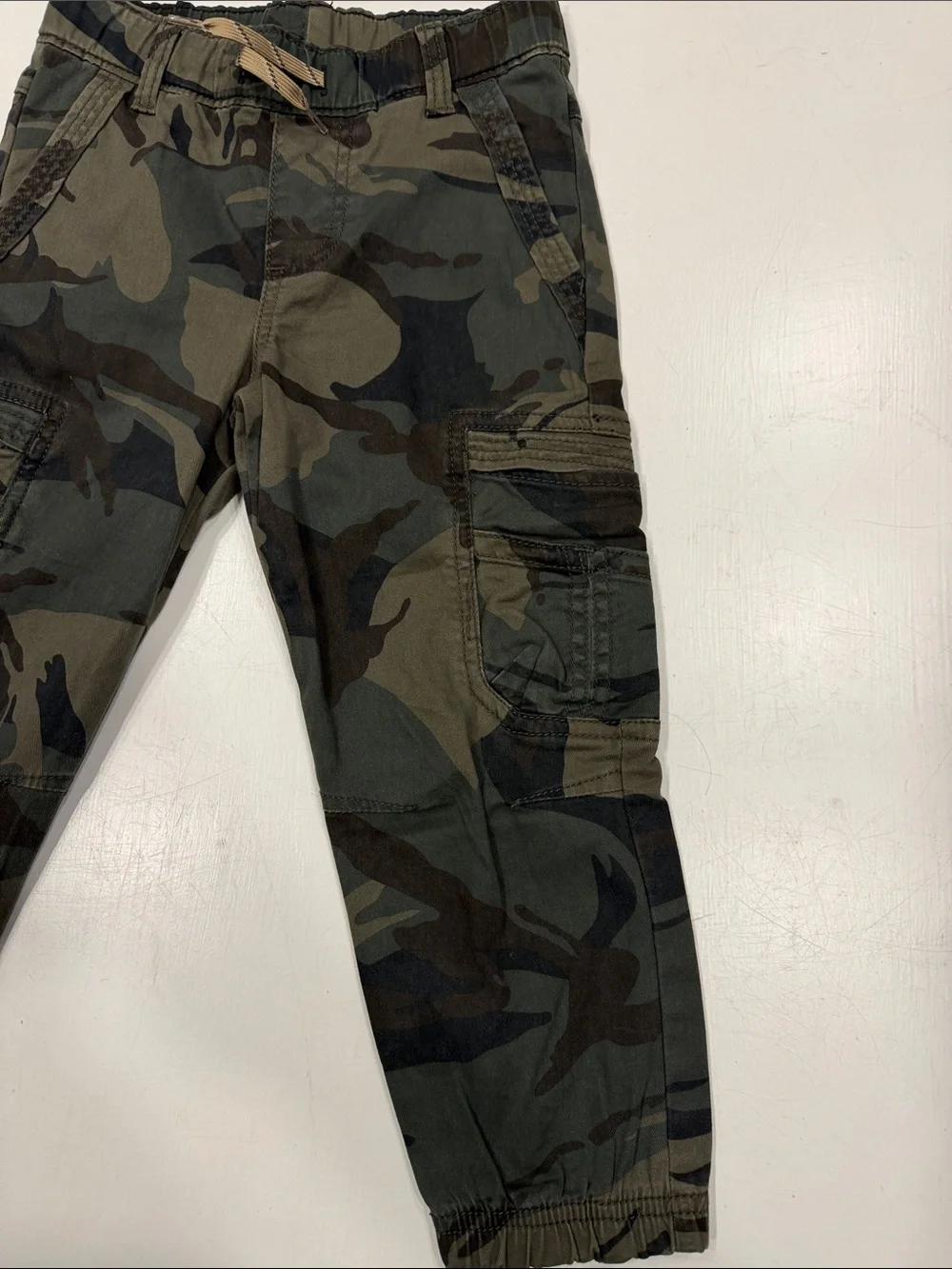 Wrangler Kids Camo Cargo Joggers - Green & Brown